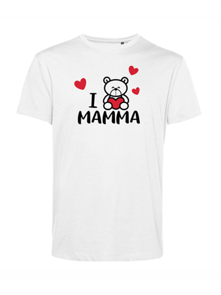 Maglietta "I love mamma", ideale per la Festa della Mamma